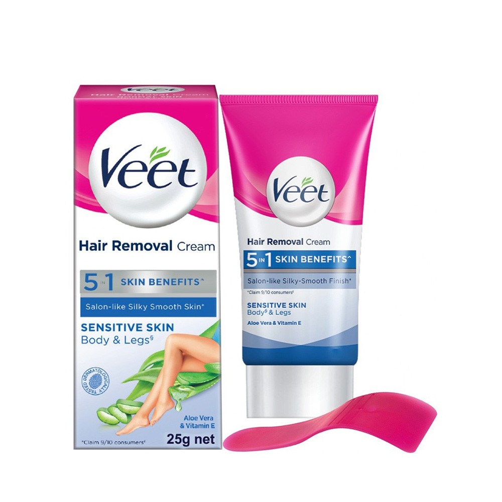 Veet Pure Hair Removal Cream for Sensitive Skin 25 GM